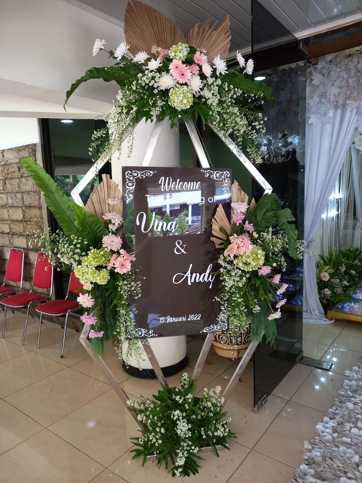 Dokumentasi Wedding Vina Andy 2022 di Gedung Departemen Sosial Depsos Bekasi oleh Jagarasa - foto 6