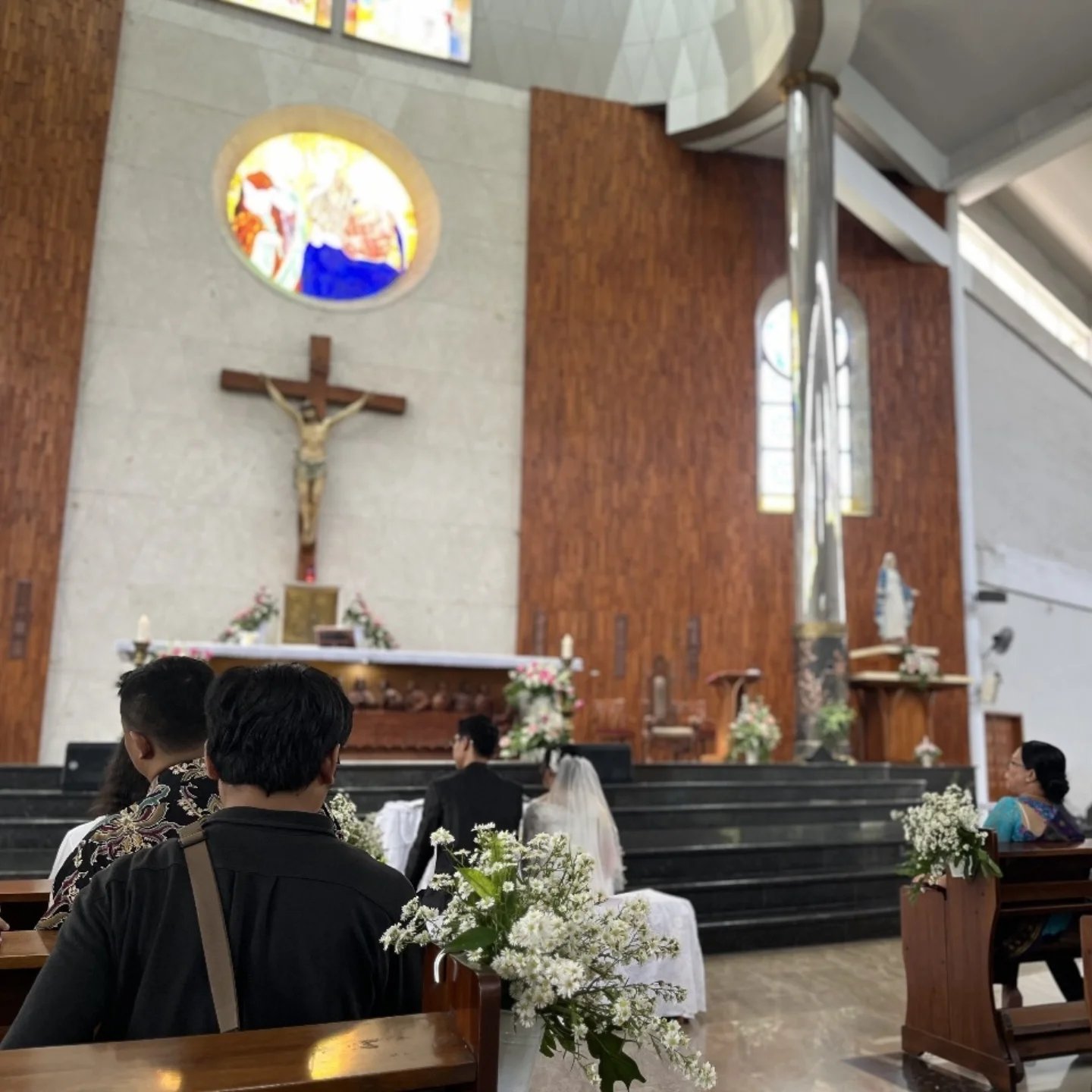 Dokumentasi Wedding Thomas Eveline 30 11 2024 di Gereja Paroki Cibinong oleh Jagarasa - foto 3