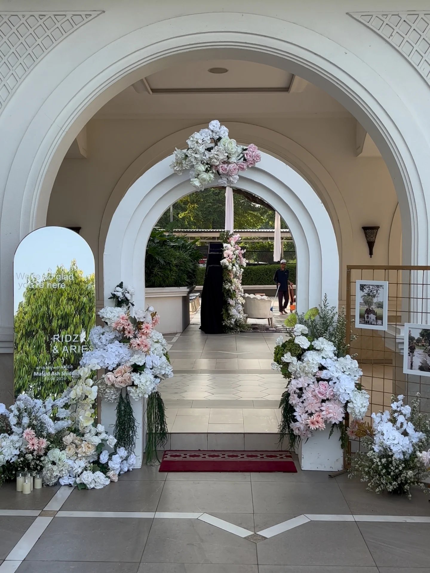 Dokumentasi Wedding Ridzka Aries 19 04 2026 di Masjid Ash Shiddiq Cikeas oleh Jagarasa - foto 2