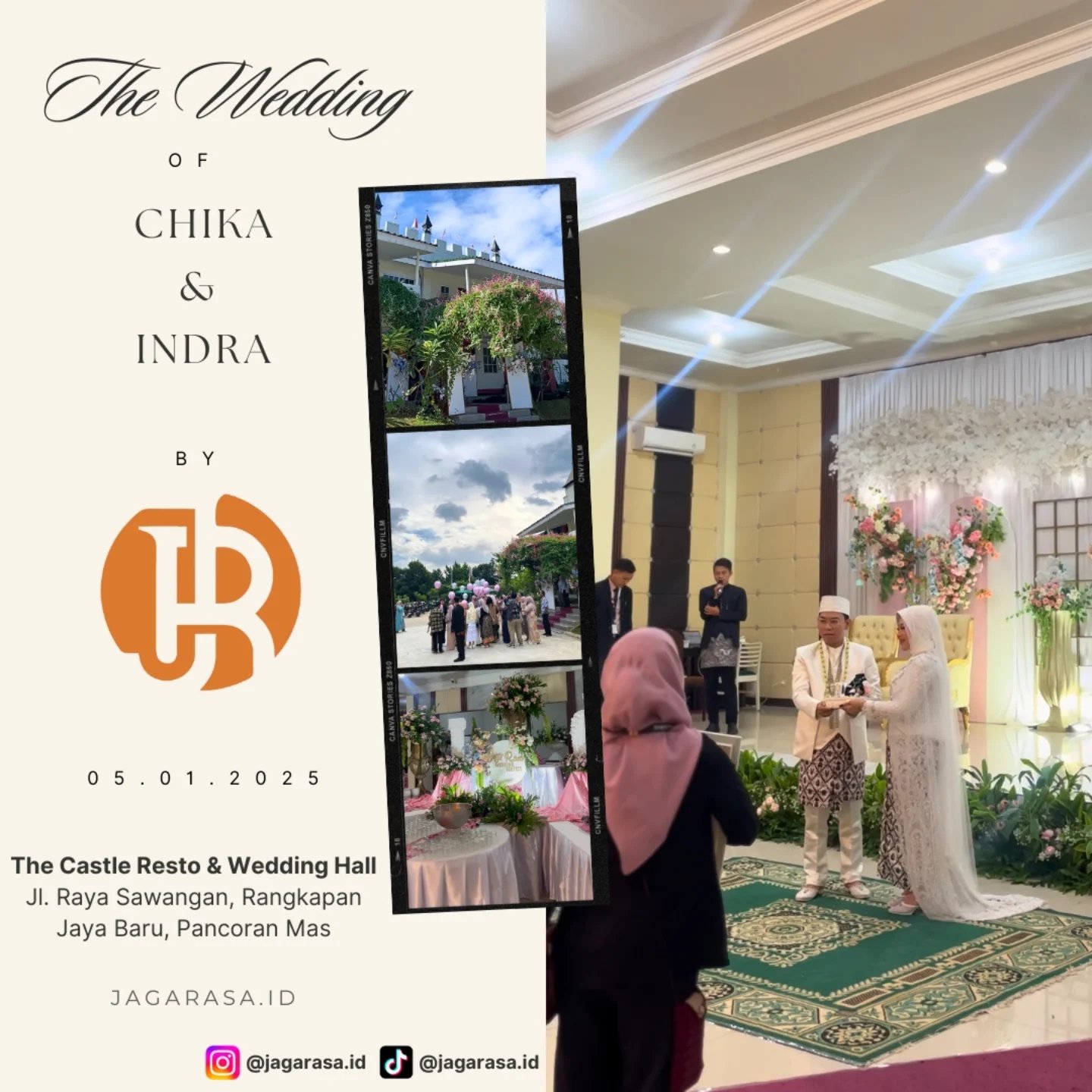 Dokumentasi Wedding Chika Indra 05 01 2025 di The Castle Wedding Hall oleh Jagarasa - foto 12