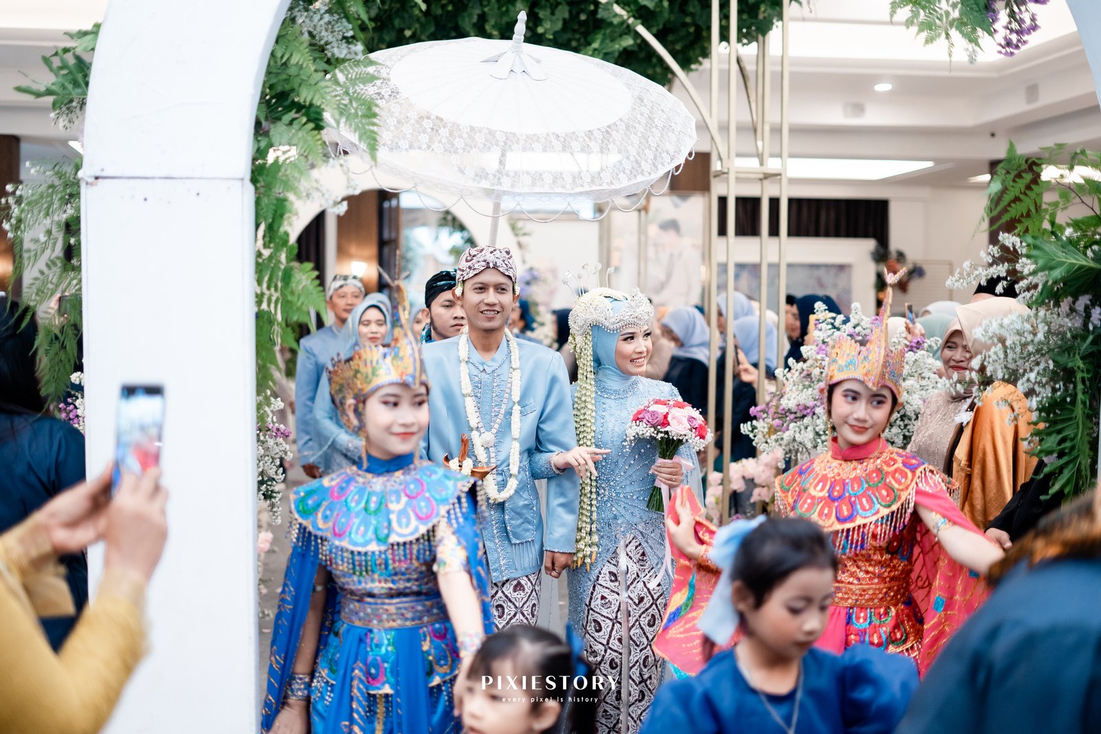 Dokumentasi Wedding Baihaqi Anissa 03 11 2024 di Balai Tetap Setia Pp Polri oleh Jagarasa - foto 2