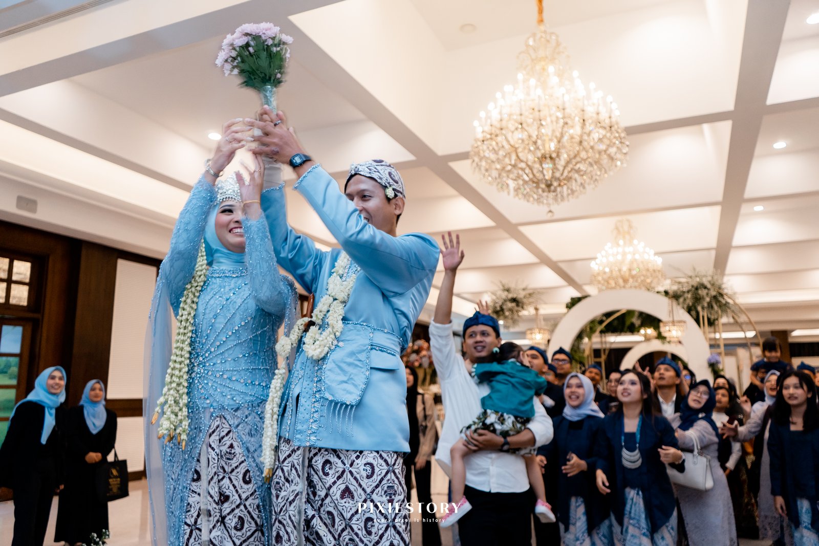 Dokumentasi Wedding Baihaqi Anissa 03 11 2024 di Balai Tetap Setia Pp Polri oleh Jagarasa - foto 5