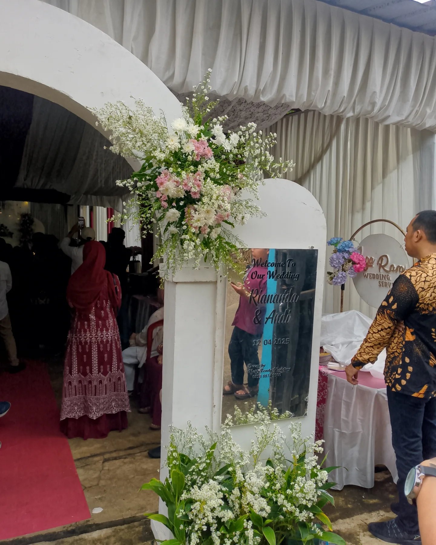 Dokumentasi Wedding Riananda Andi Tajurhalang Bogor 12 04 2025 di Wedding Rumah Mewah oleh Jagarasa - foto 3